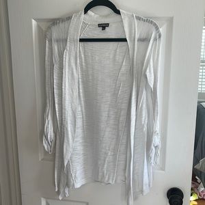 White Express Cardigan
